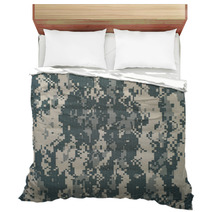 Digital Camouflage As Background Bedding 87344678