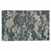 Digital Camouflage As Background Rugs 87344678
