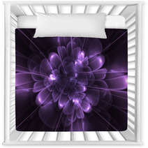Digital Purple Flower Background Nursery Decor 62858153