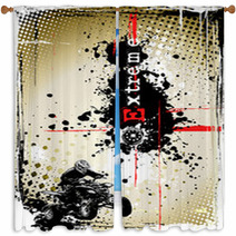 Dirty Motorsport Poster Window Curtains 28179955