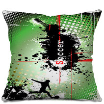 Dirty Soccer Poster Pillows 28498387