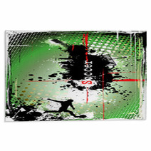Dirty Soccer Poster Rugs 28498387