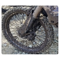 Dirty Wheel Motorcycle Rugs 81893438