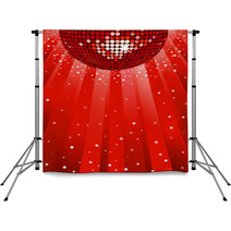 Disco Ball Party Background Backdrops 10483101