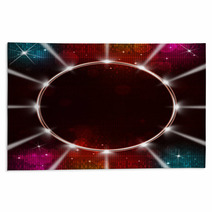 Disco Music Ring With Spotlights Rugs 65727002