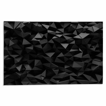 Displaced 3d Triangular Background Rugs 72900268