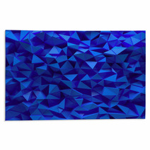 Displaced 3d Triangular Background Rugs 72900451