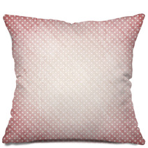 Distressed Pale Rose Background With Dots Pillows 58290757