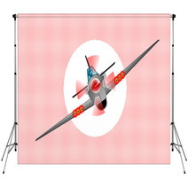 Diving Fighter Plane Backdrops 119710801