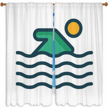 Diving Window Curtains 209200439