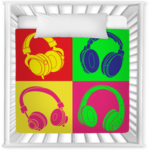 DJ Headphones POP Design Nursery Decor 49902897