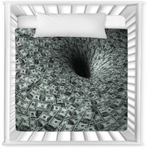 Dollar's Flow In Black Hole Nursery Decor 10265039