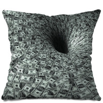 Dollar's Flow In Black Hole Pillows 10265039
