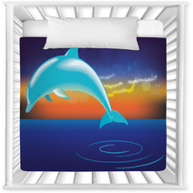 Dolphin Jumping Out Of Water Nursery Decor 45239129
