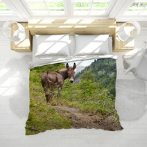 Donkey On Italian Alps Bedding 94750800