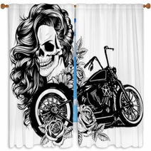 Donna Su Moto Window Curtains 143076886