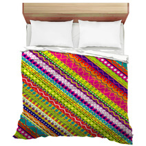Doodle Ethnic And Colored Seamless Background Bedding 62794416