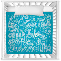 Doodle Space Element Nursery Decor 65578754