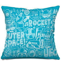 Doodle Space Element Pillows 65578754