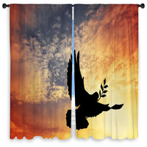 Dove Of Peace Window Curtains 54436252