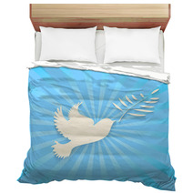 Dove With Olive Branch Bedding 70750640