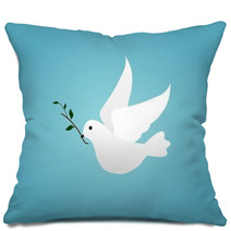 Dove With Olive Branch Pillows 52167682