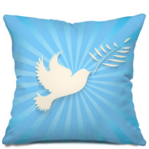 Dove With Olive Branch Pillows 70750640