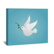 Dove With Olive Branch Wall Art 52167682