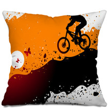 Downhill Abstract Background Pillows 68375032