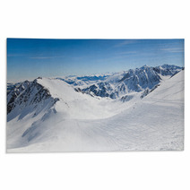 Downhills In The Winter Pyrenees Rugs 60244477