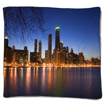 Downtown Chicago Blankets 3048614