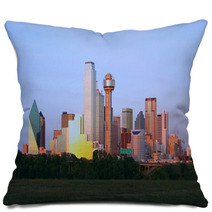 Downtown Dallas, Texas Pillows 2328454