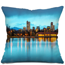 Downtown Denver Colorado Pillows 69316283