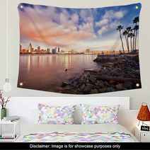 Downtown San Diego At Night Wall Art 114409991