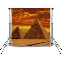 Dramatic Pyramids Backdrops 461254
