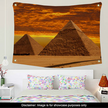 Dramatic Pyramids Wall Art 461254