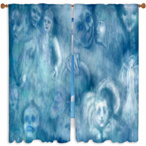 Dream With Ghosts1 Window Curtains 59936019