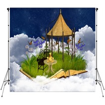 Dreamy Reading Place In The Sky Backdrops 45937599
