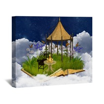 Dreamy Reading Place In The Sky Wall Art 45937599