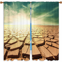 Drought Land Window Curtains 60917688