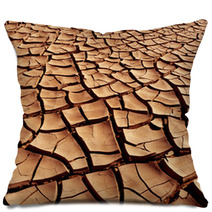 Dry And Cracked Earth Pillows 47468779
