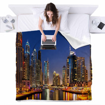 Dubai Marina Blankets 65528033