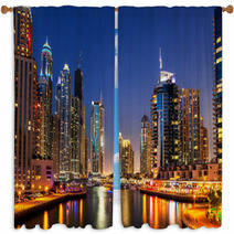Dubai Marina Window Curtains 65528033