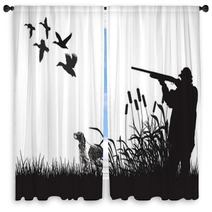 Duck Hunting Window Curtains 73540019