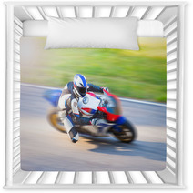Dynamic Motorbike Racing Nursery Decor 123298829