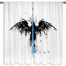 Eagle Abstrack Window Curtains 110979801