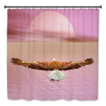 Eagle Going To The Sun - 3D Render Bath Decor 50983355