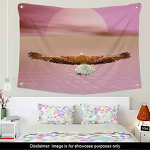 Eagle Going To The Sun - 3D Render Wall Art 50983355