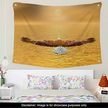 Eagle Going To The Sun - 3D Render Wall Art 51452480