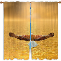 Eagle Going To The Sun - 3D Render Window Curtains 51452480